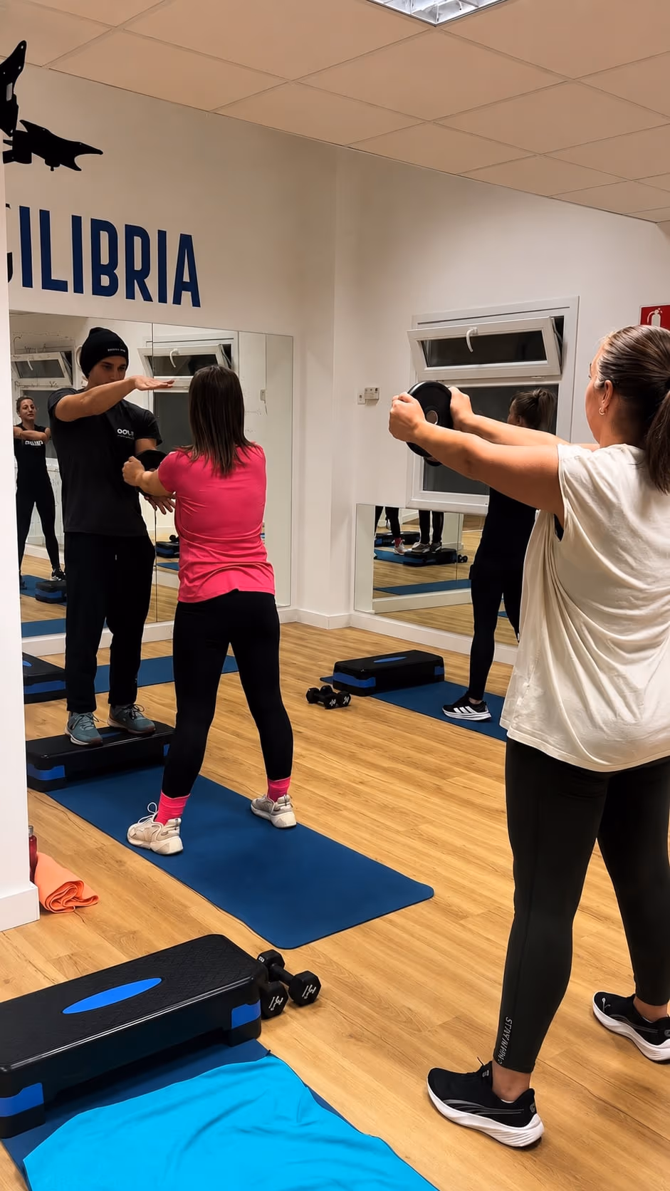 Clase de Funcional en la sala de Equilibria