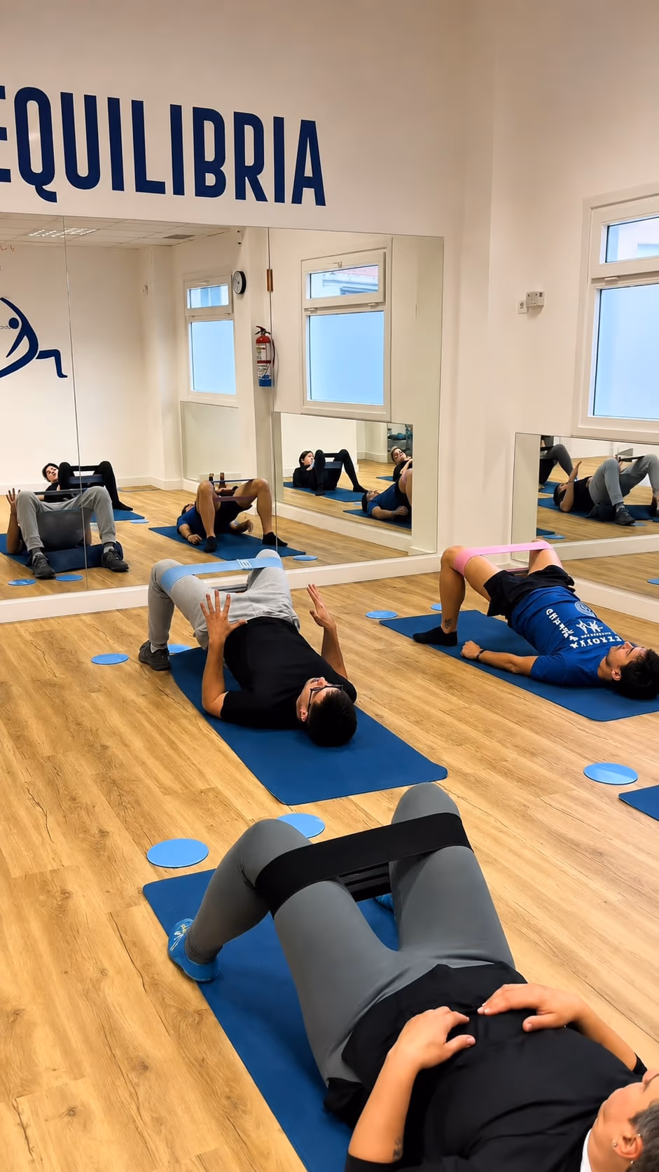Clase de GAP en la sala de Equilibria